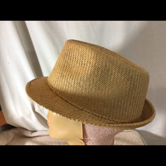 Men’s Tan 58 FEDORA Style Hat Cotton & Polyester - Picture 7 of 9